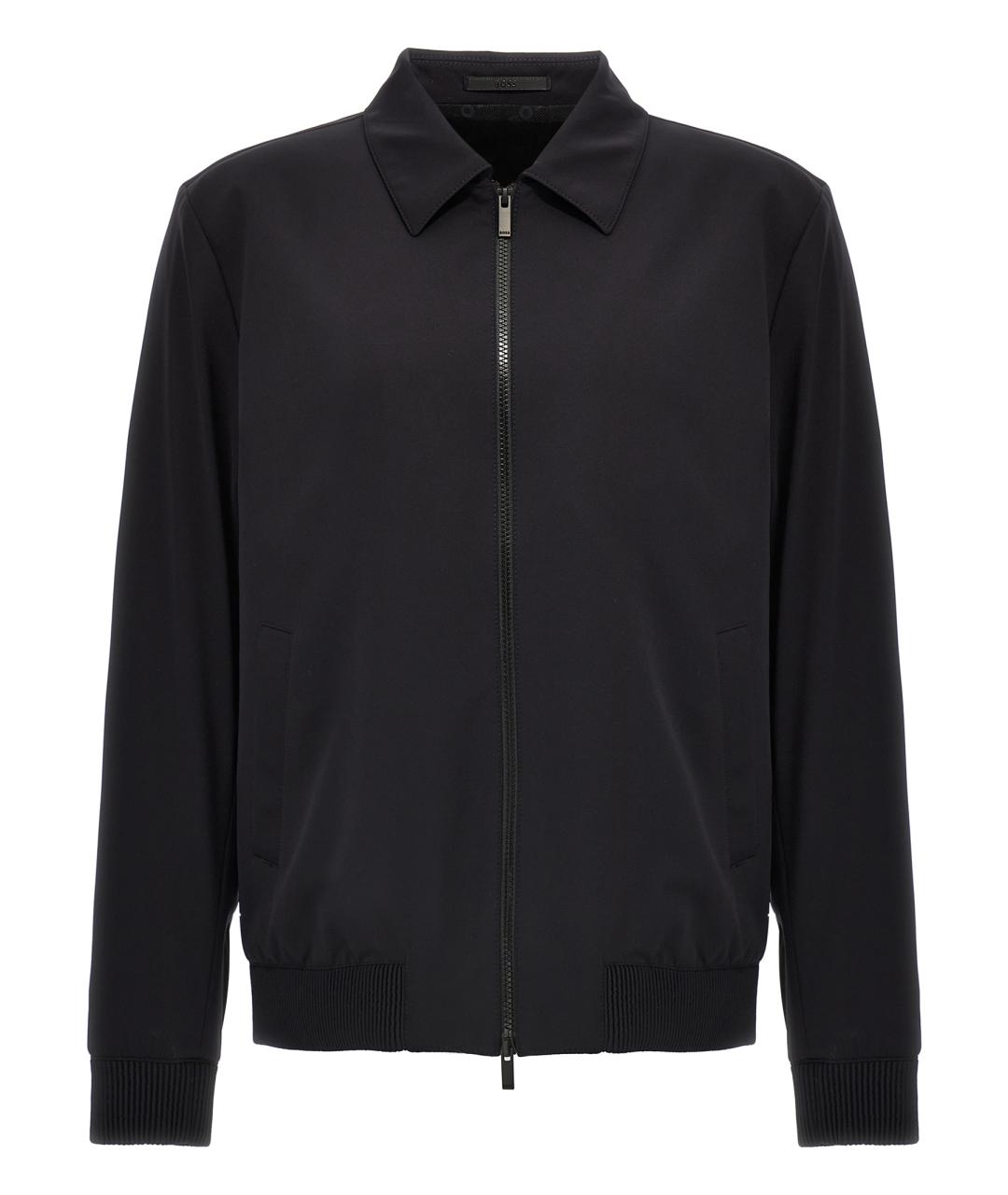 HUGO BOSS Черная полиамидовая куртка, фото 1