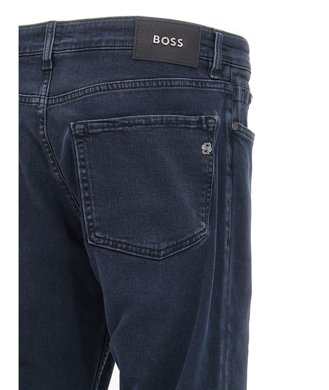 HUGO BOSS Синие хлопковые джинсы, фото 4