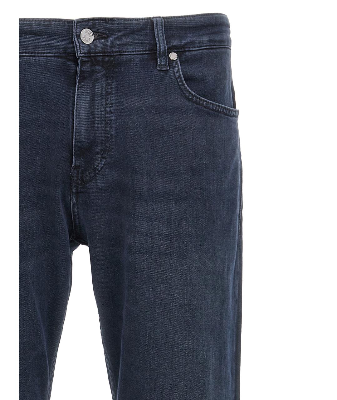 HUGO BOSS Синие хлопковые джинсы, фото 3
