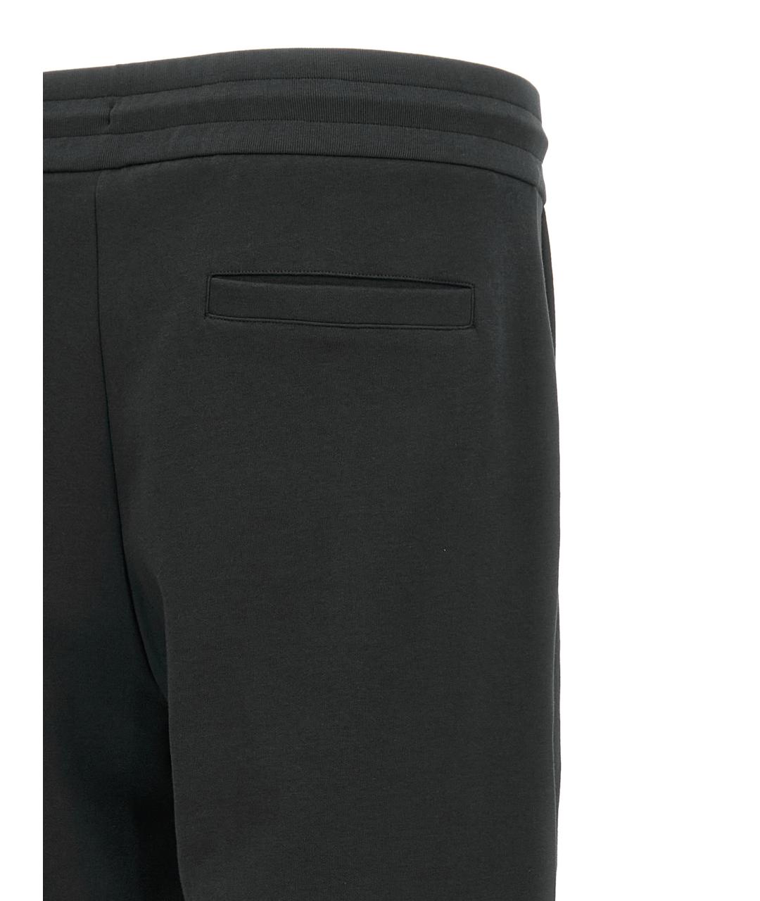 HUGO BOSS Антрацитовые хлопковые повседневные брюки, фото 4