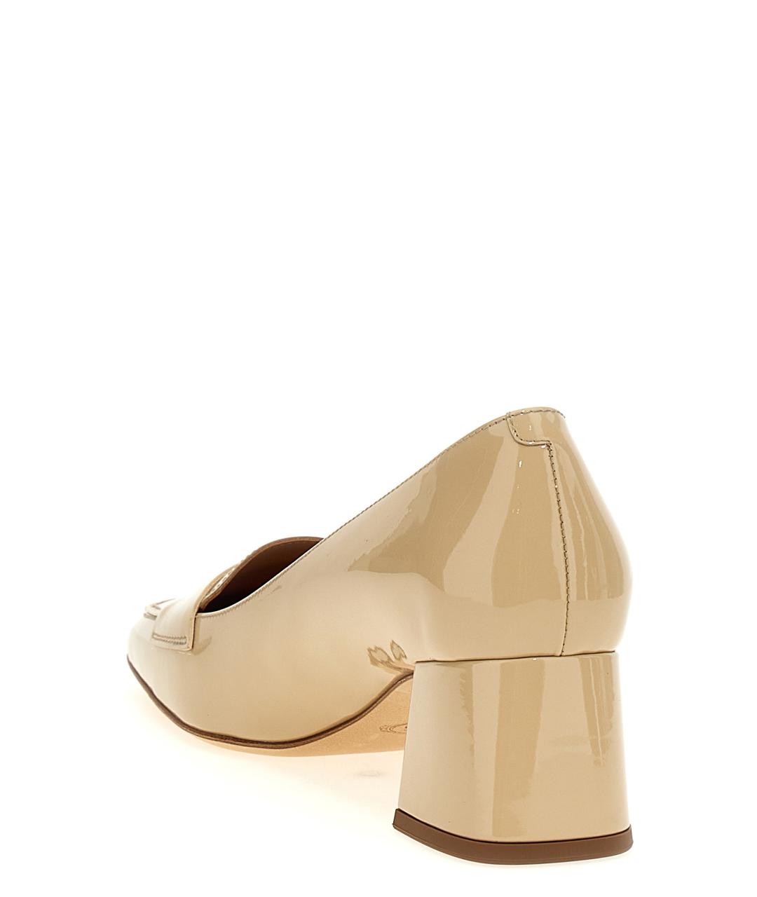 TOD'S Бежевые кожаные туфли, фото 3