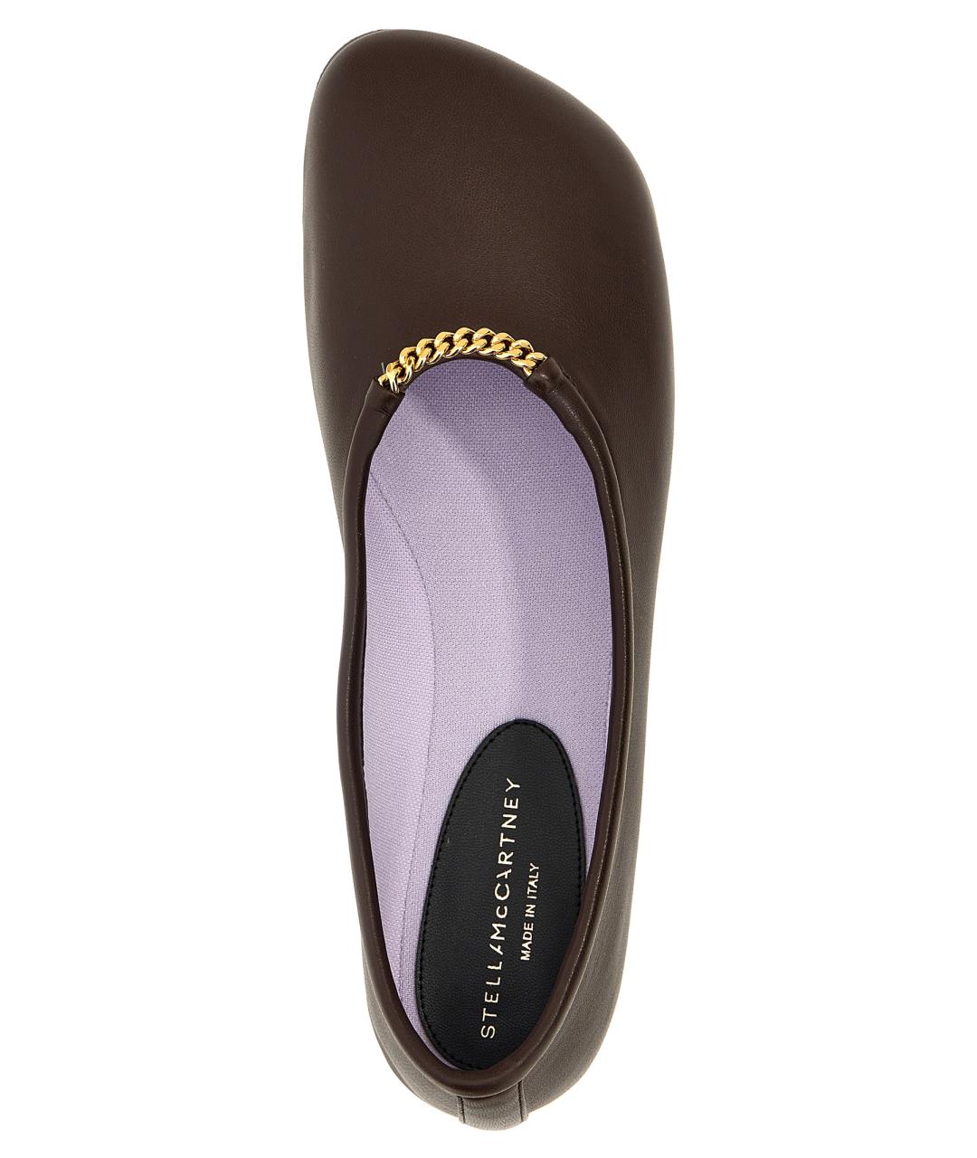 STELLA MCCARTNEY Коричневые балетки, фото 4