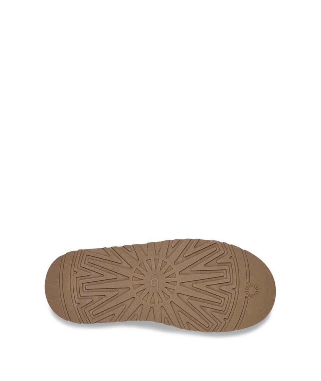 UGG AUSTRALIA Бежевые замшевые сабо, фото 5