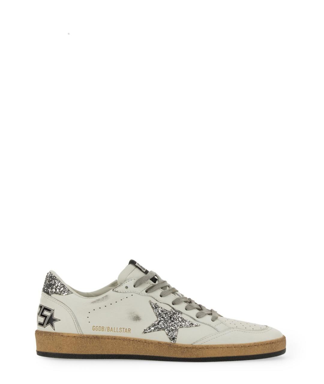 GOLDEN GOOSE DELUXE BRAND Белые кожаные кроссовки, фото 1