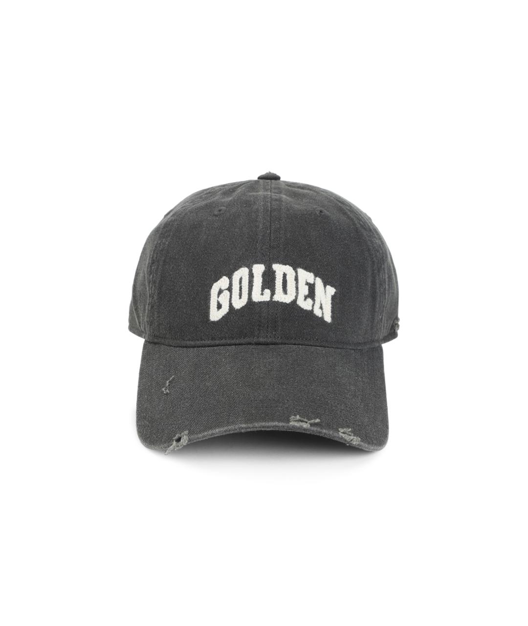 GOLDEN GOOSE DELUXE BRAND Серая хлопковая кепка/бейсболка, фото 1
