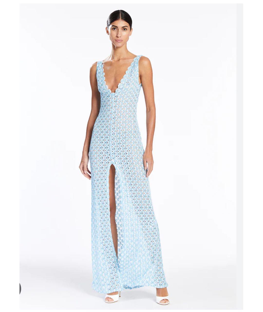 MISSONI Голубое вискозное платье, фото 2