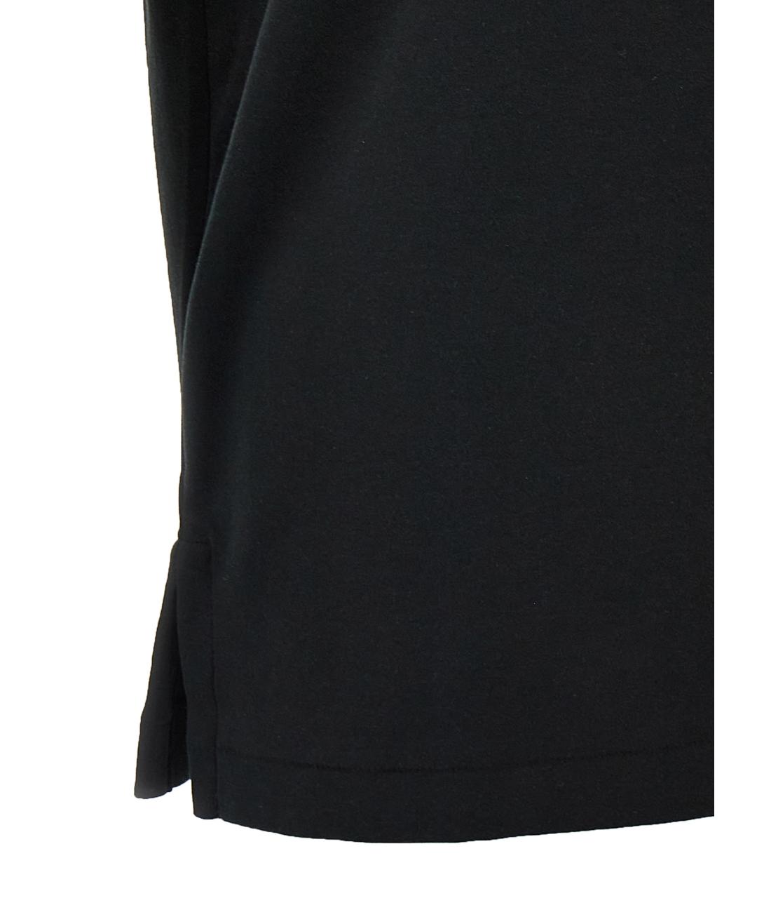 POLO RALPH LAUREN Черное хлопковое поло с коротким рукавом, фото 4