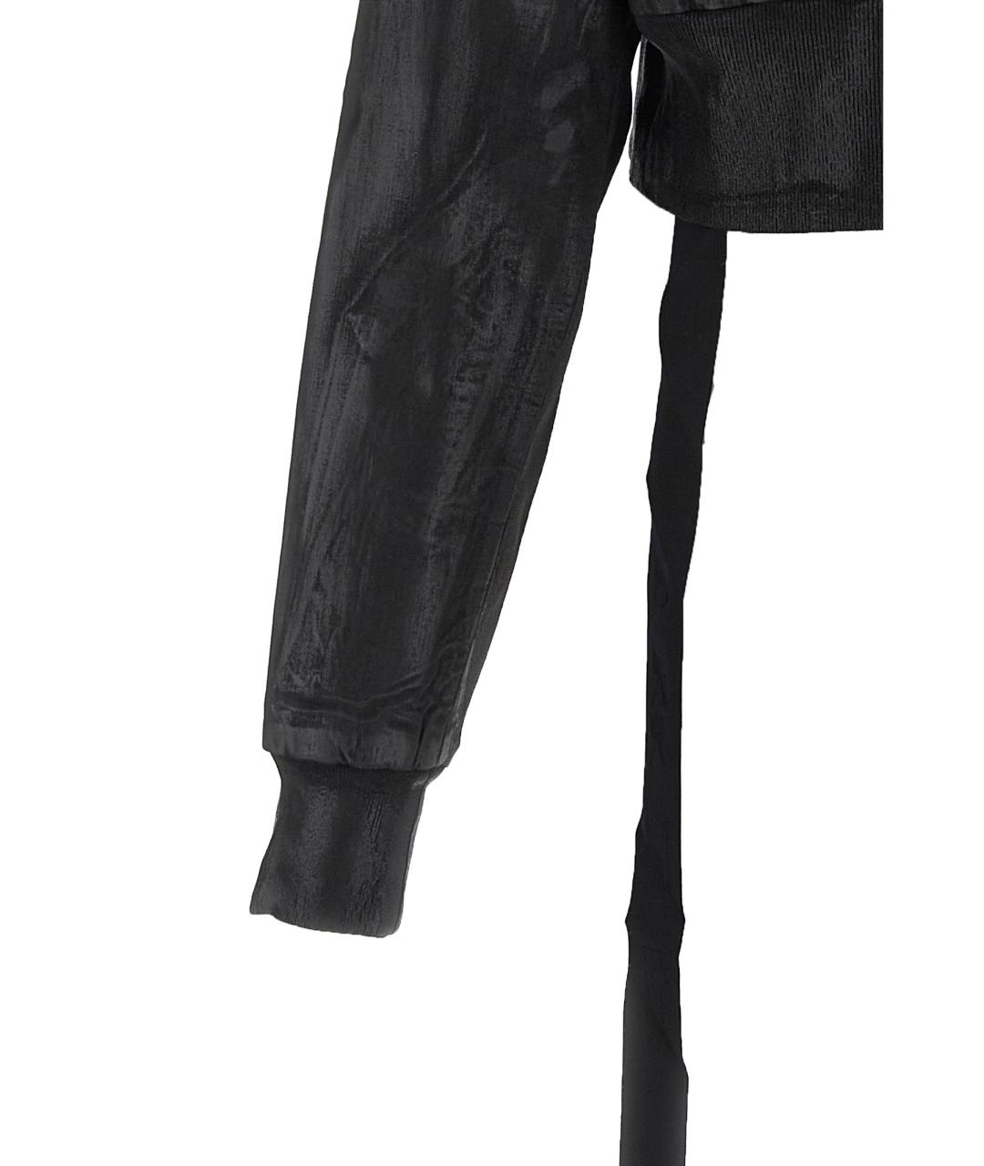 RICK OWENS DRKSHDW Черная хлопковая куртка, фото 4