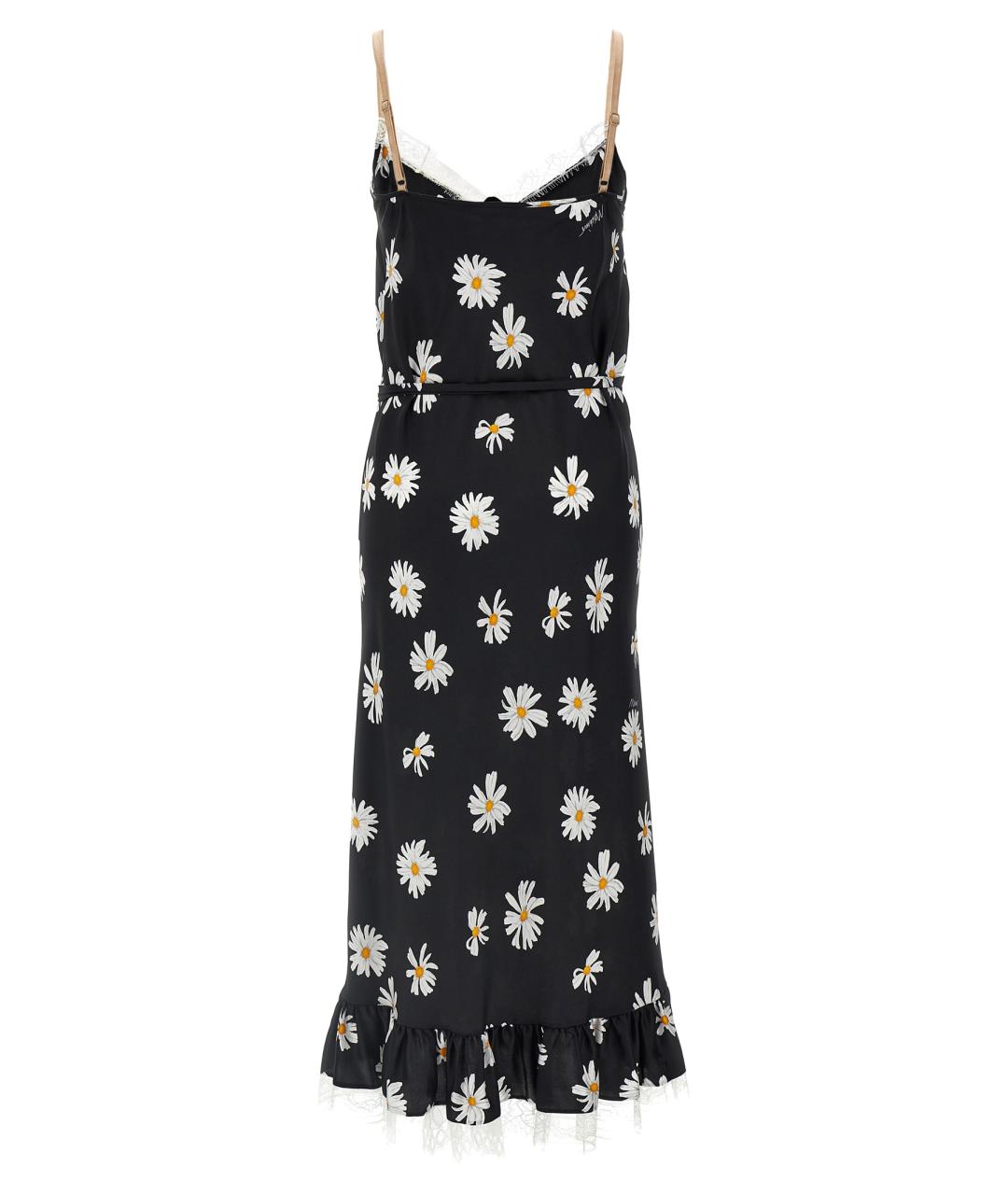MOSCHINO Черное шелковое повседневное платье, фото 2