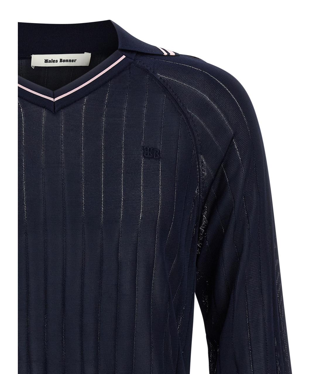 WALES BONNER Темно-синий вискозный джемпер / свитер, фото 3