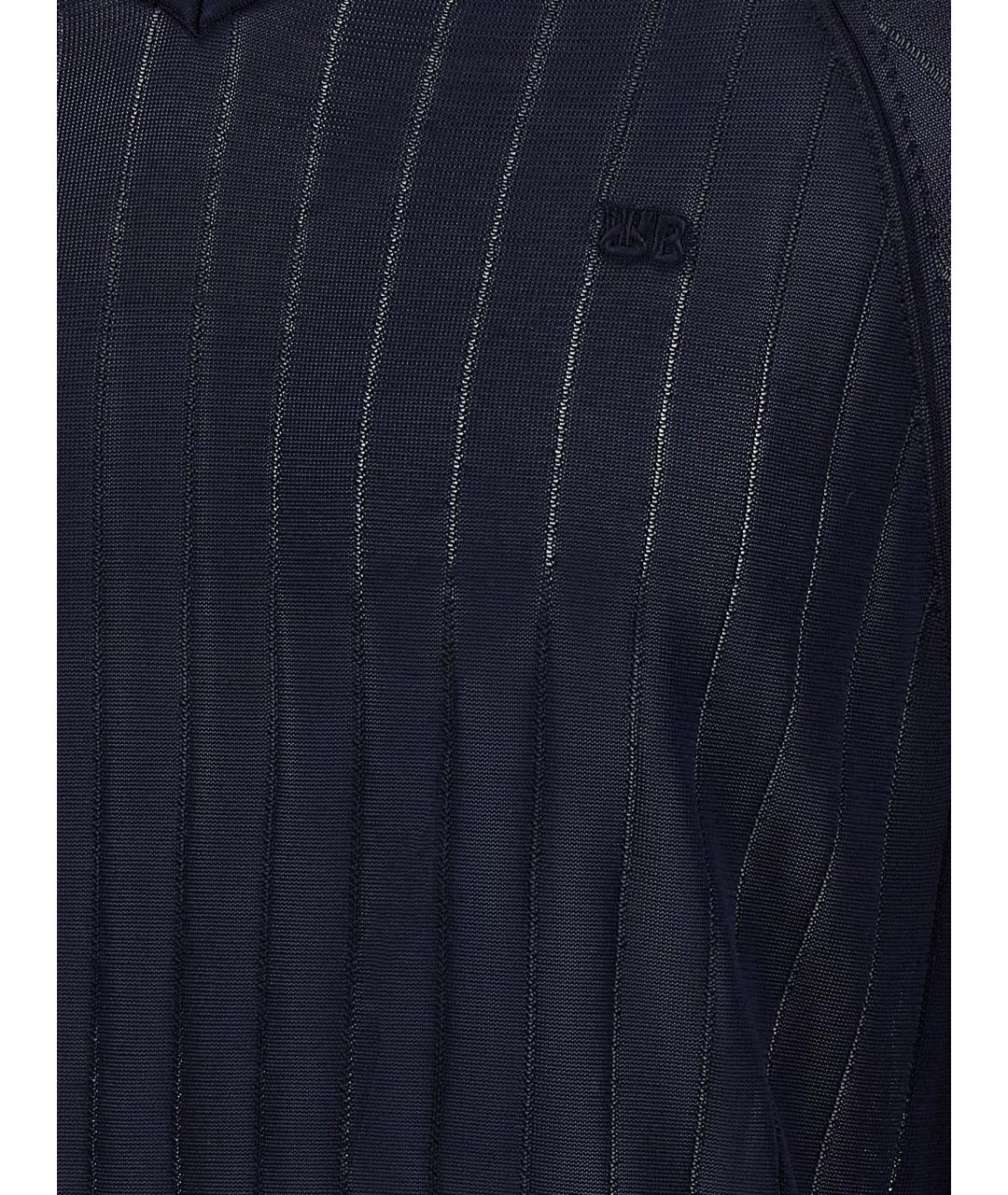 WALES BONNER Темно-синий вискозный джемпер / свитер, фото 4