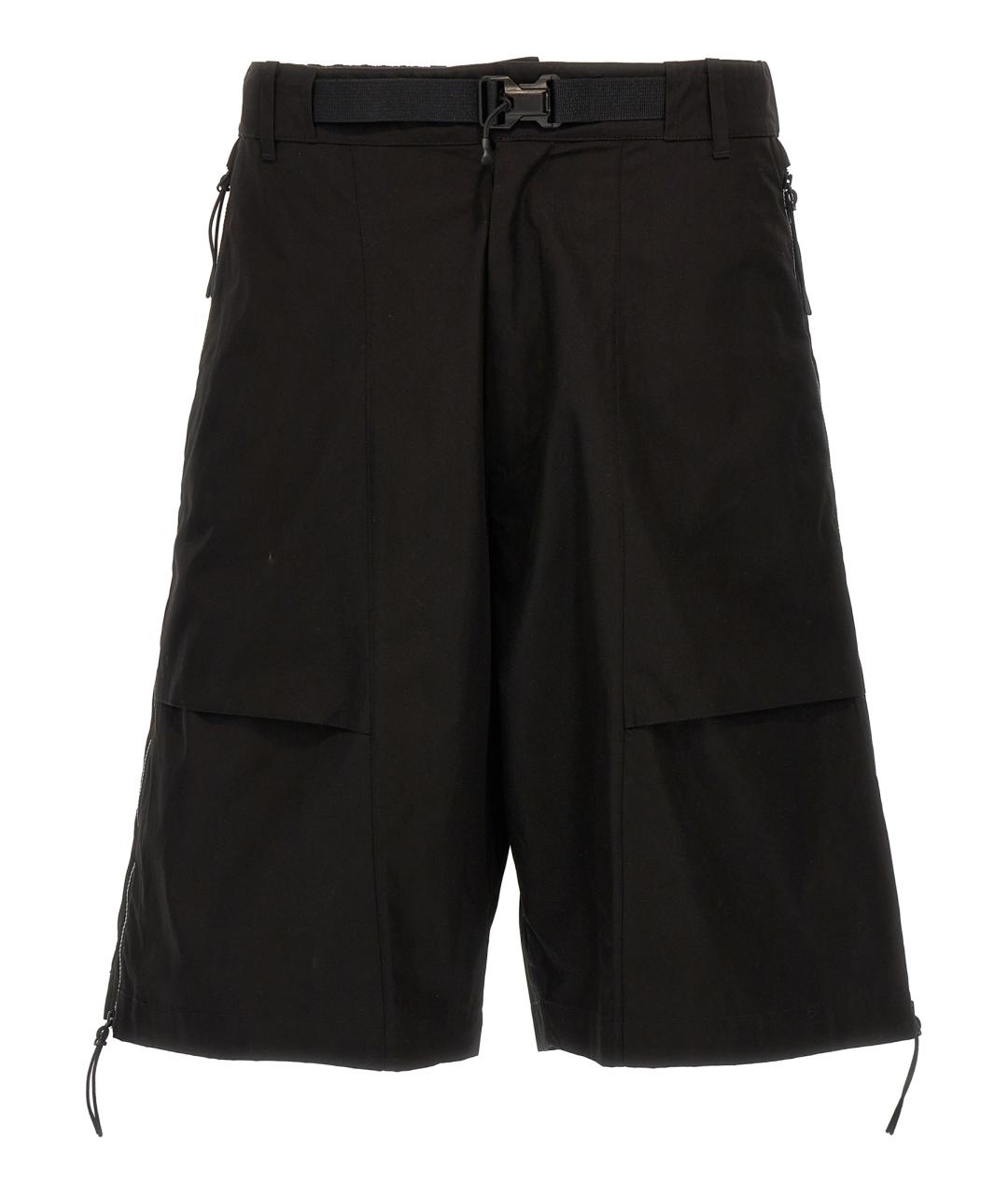 CP COMPANY Черные хлопковые шорты, фото 1