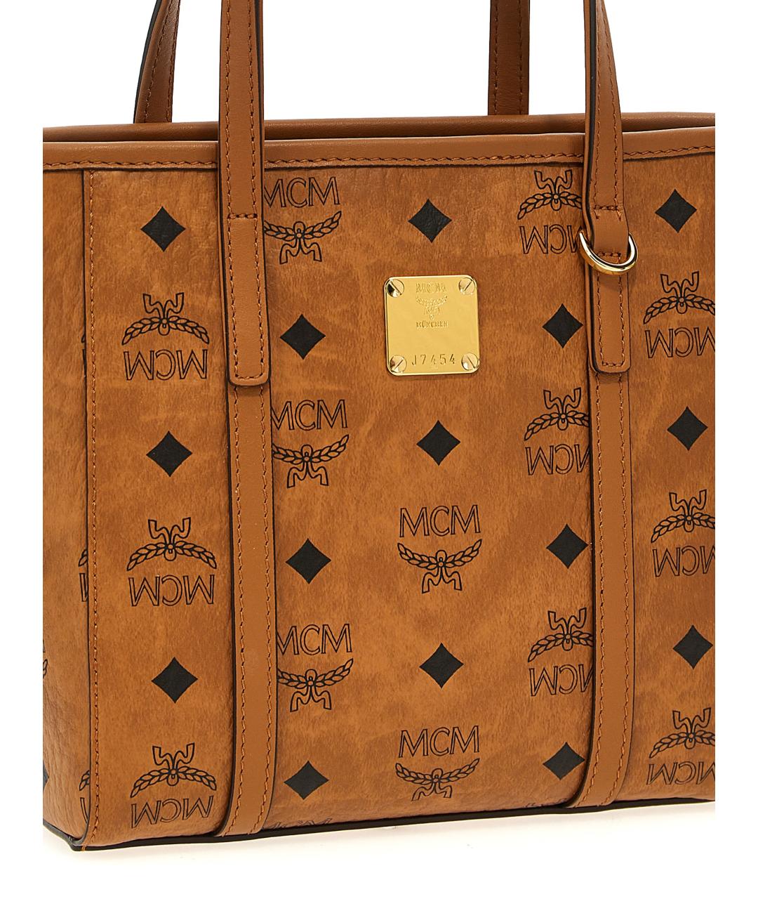 MCM Коричневая сумка тоут, фото 3