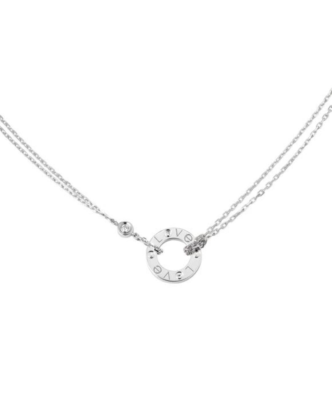 CARTIER Подвеска из белого золота, фото 2