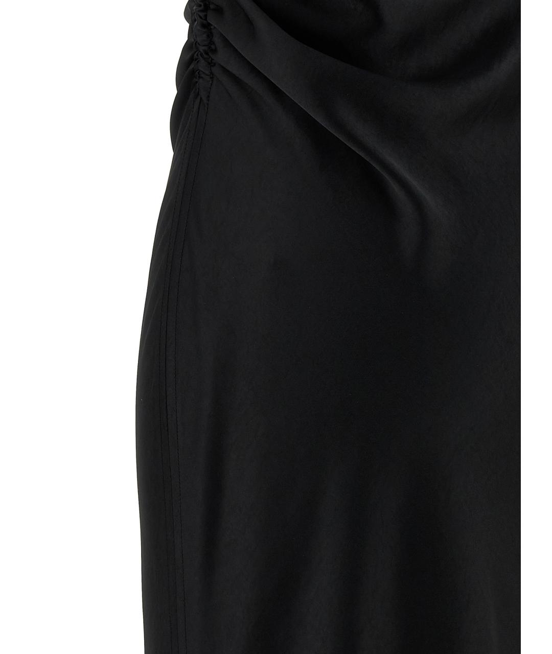 SPORTMAX Черное полиэстеровое повседневное платье, фото 4