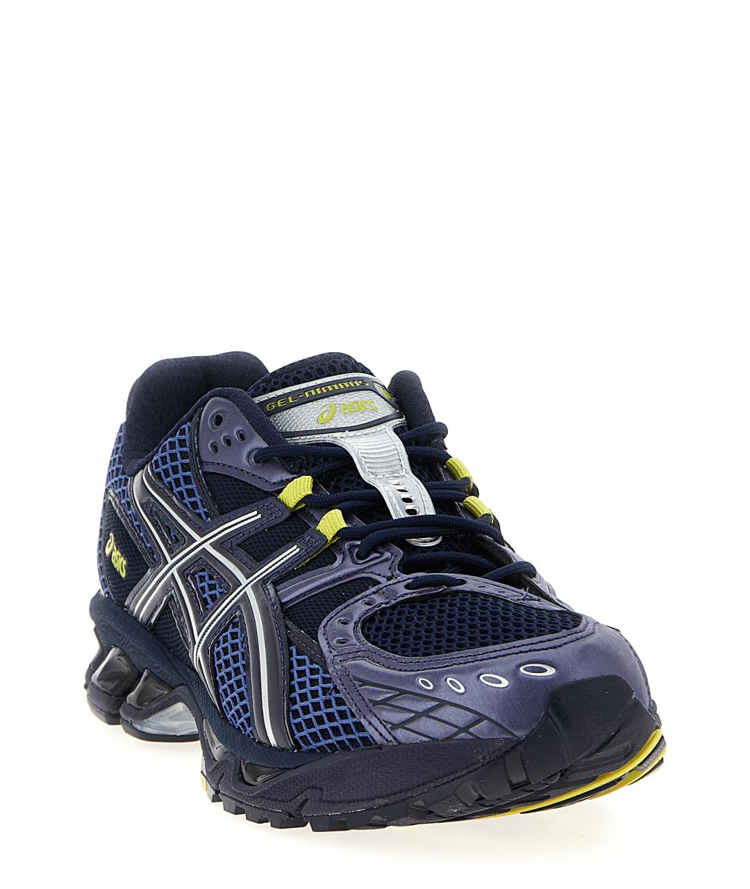 ASICS Синие синтетические низкие кроссовки / кеды, фото 2
