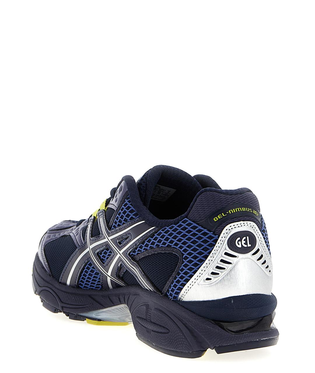 ASICS Синие синтетические низкие кроссовки / кеды, фото 3
