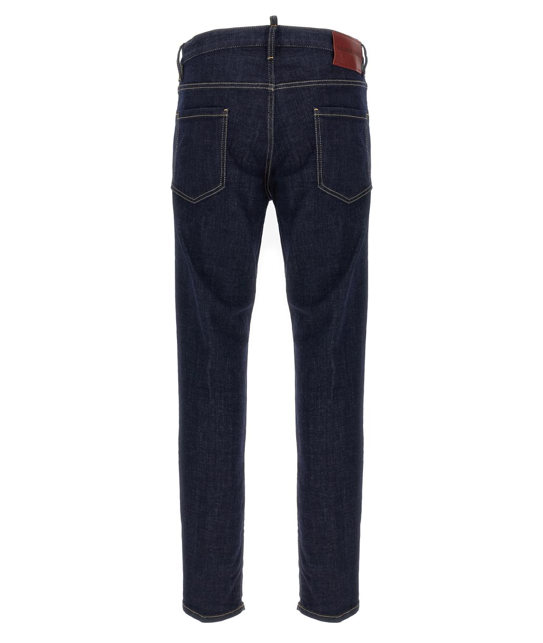 DSQUARED2 Синие хлопковые джинсы скинни, фото 2