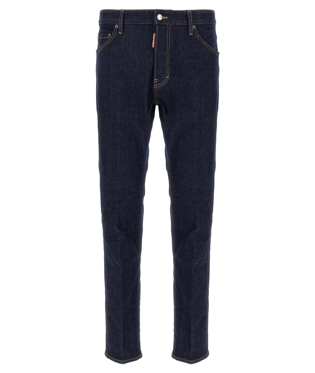 DSQUARED2 Синие хлопковые джинсы скинни, фото 1