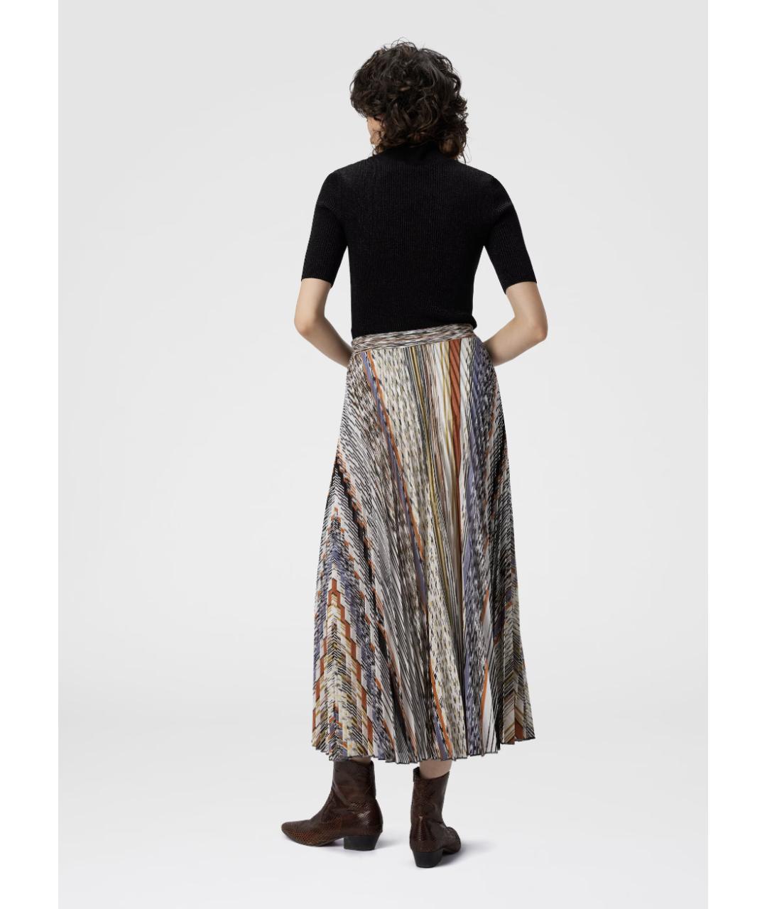 MISSONI Мульти вискозная юбка миди, фото 6
