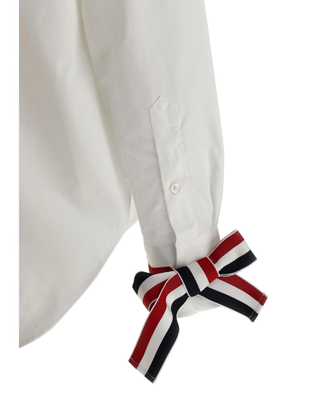 THOM BROWNE Белая хлопковая рубашка, фото 4