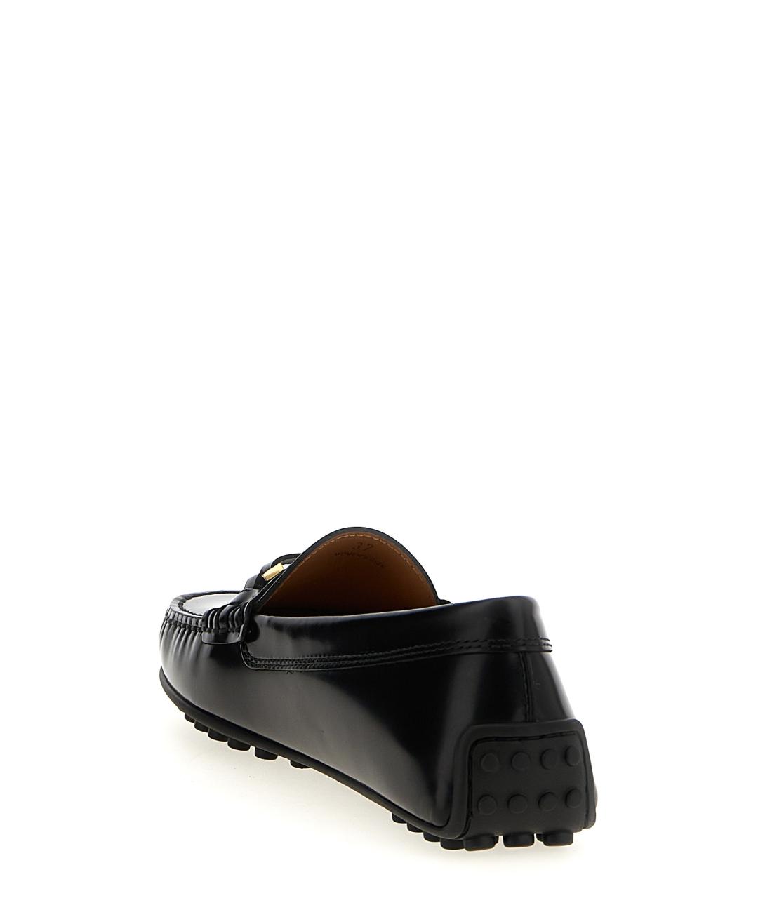 TOD'S Черные кожаные мокасины, фото 3