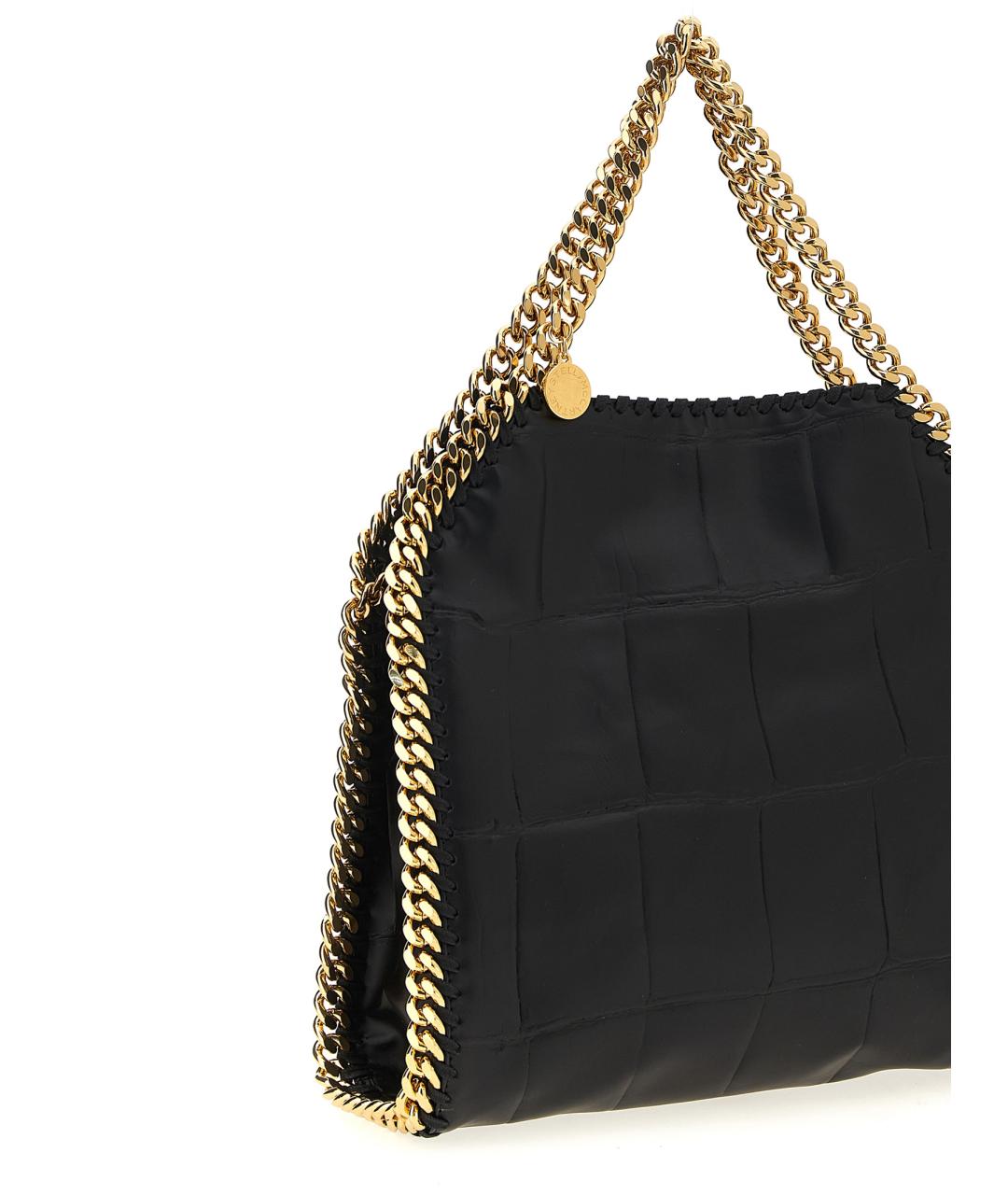 STELLA MCCARTNEY Черная сумка тоут из искусственной кожи, фото 3