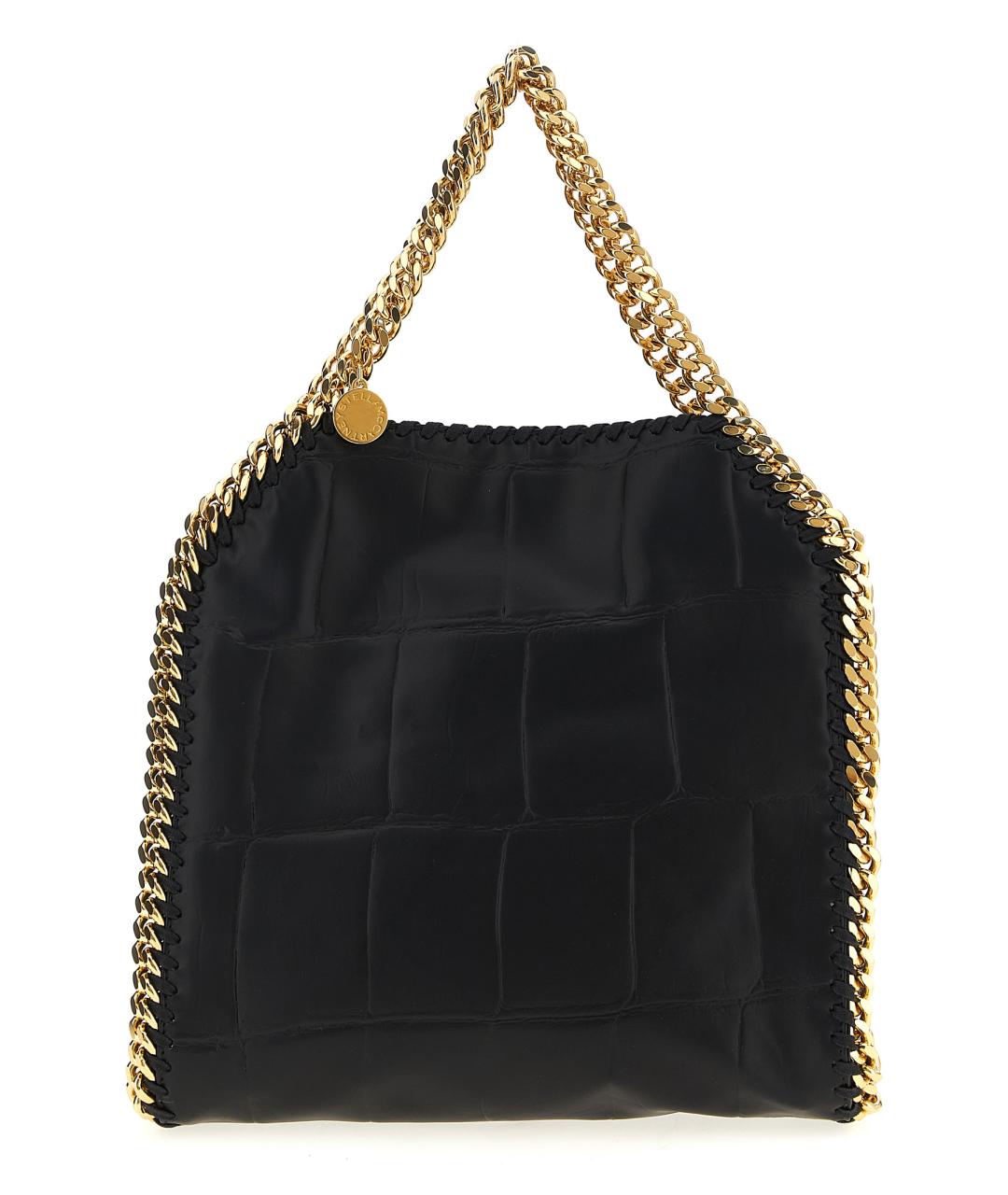 STELLA MCCARTNEY Черная сумка тоут из искусственной кожи, фото 1