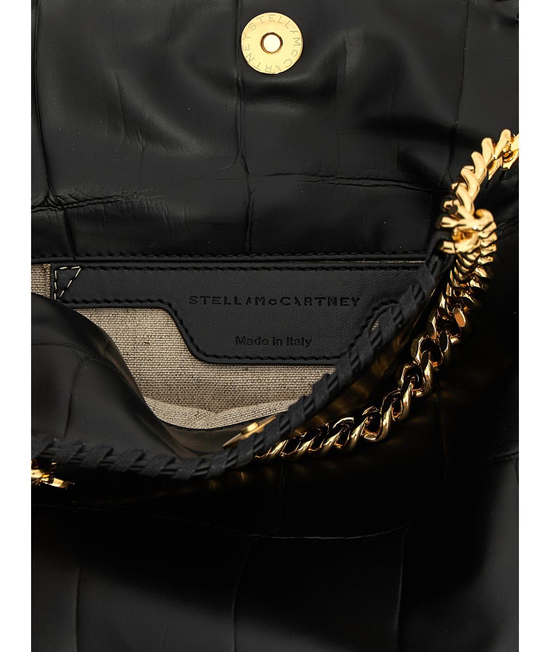 STELLA MCCARTNEY Черная сумка тоут из искусственной кожи, фото 4