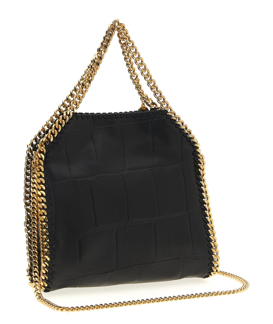 STELLA MCCARTNEY Черная сумка тоут из искусственной кожи, фото 2