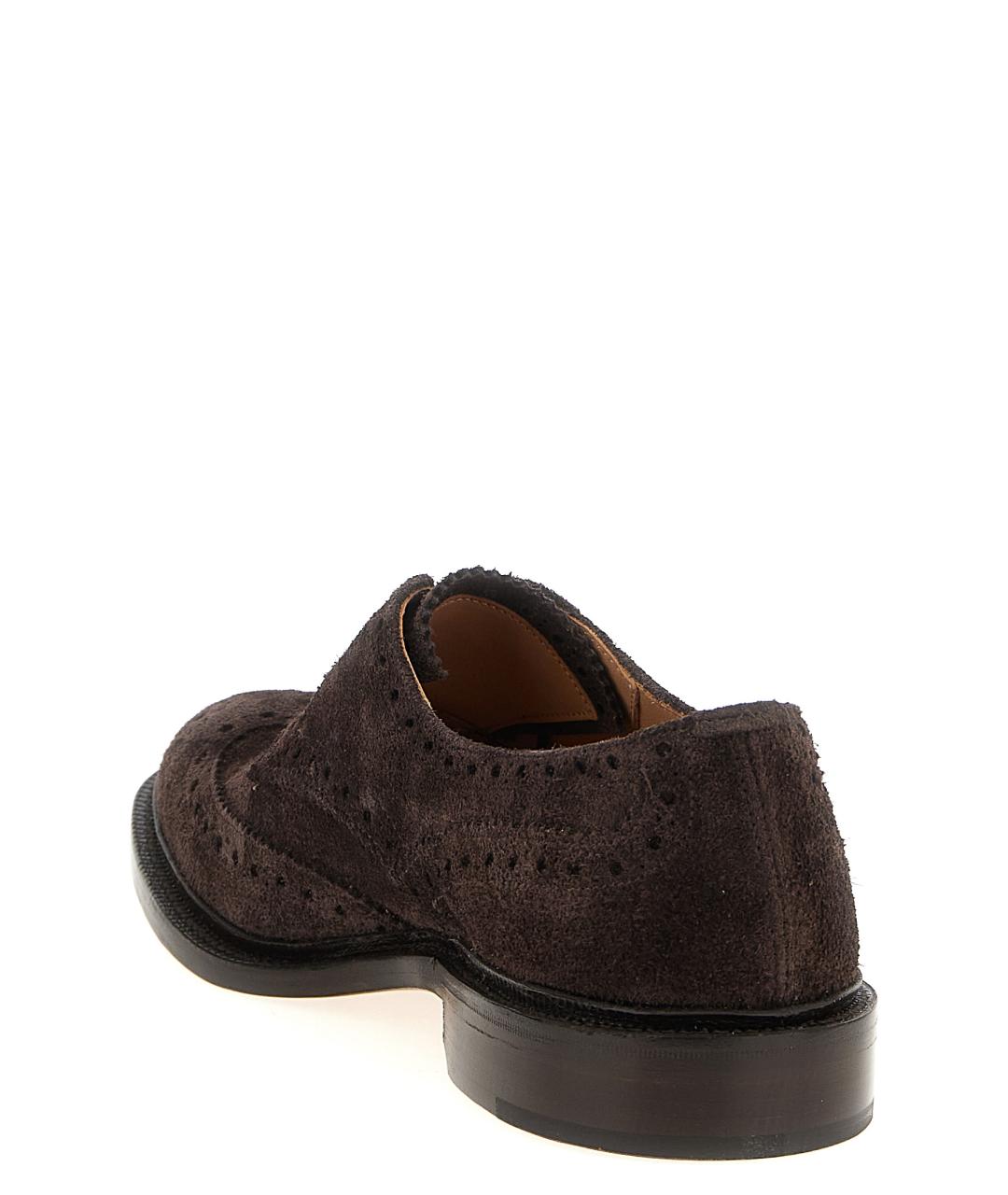 TRICKER'S Коричневые замшевые туфли, фото 3