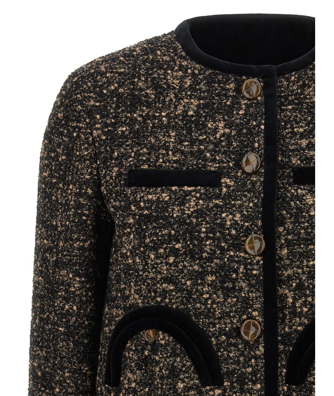 BLAZE MILANO Коричневый шерстяной жакет/пиджак, фото 3