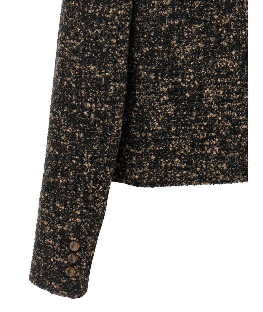 BLAZE MILANO Коричневый шерстяной жакет/пиджак, фото 4