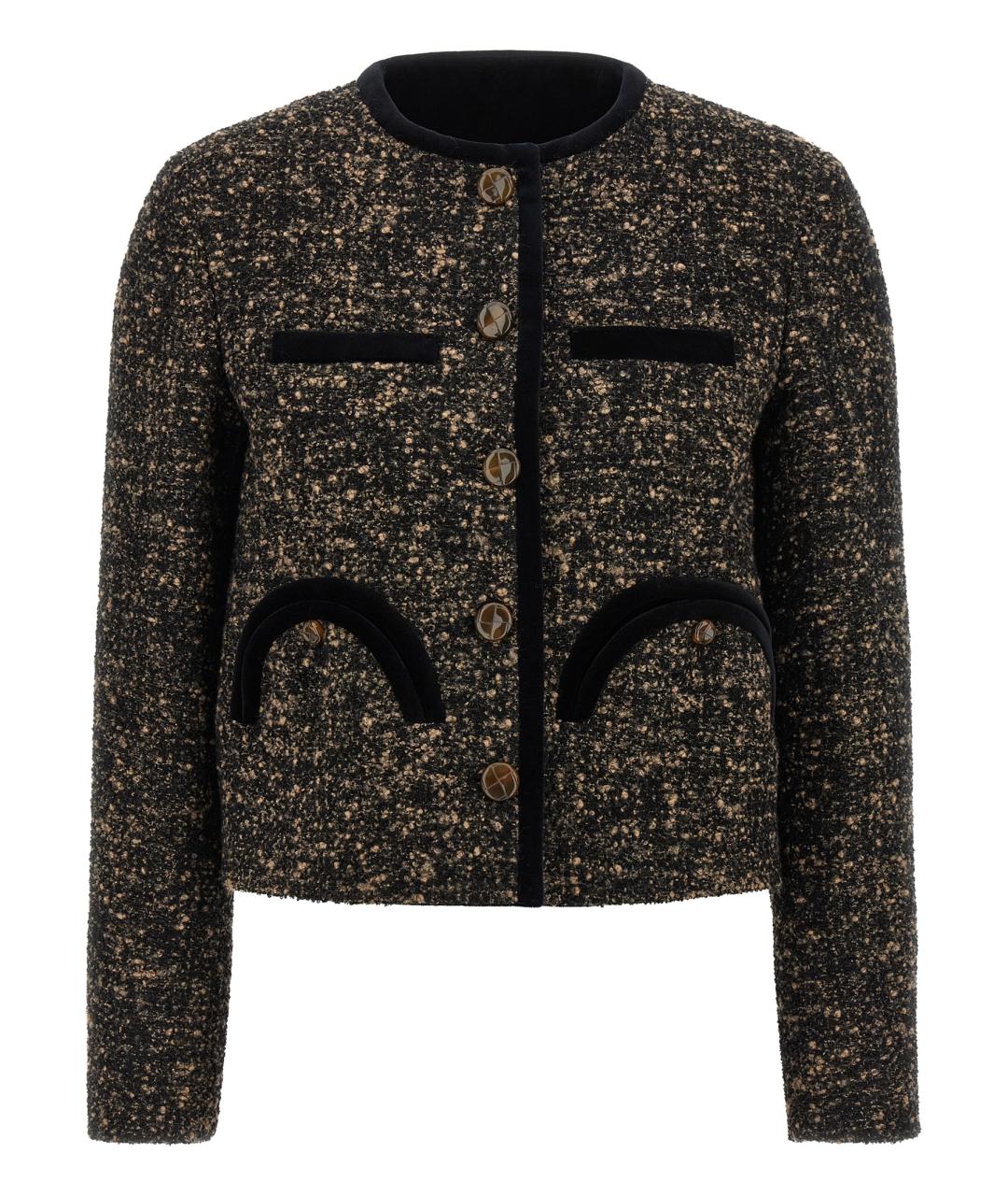 BLAZE MILANO Коричневый шерстяной жакет/пиджак, фото 1