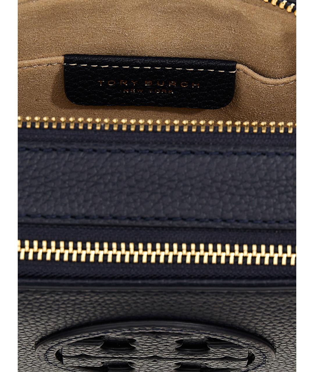TORY BURCH Синяя кожаная сумка через плечо, фото 4