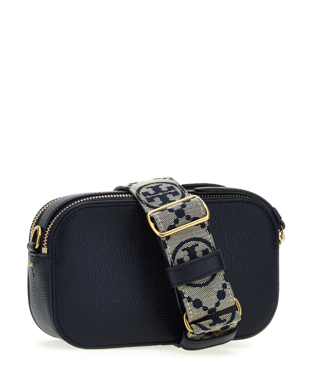 TORY BURCH Синяя кожаная сумка через плечо, фото 2
