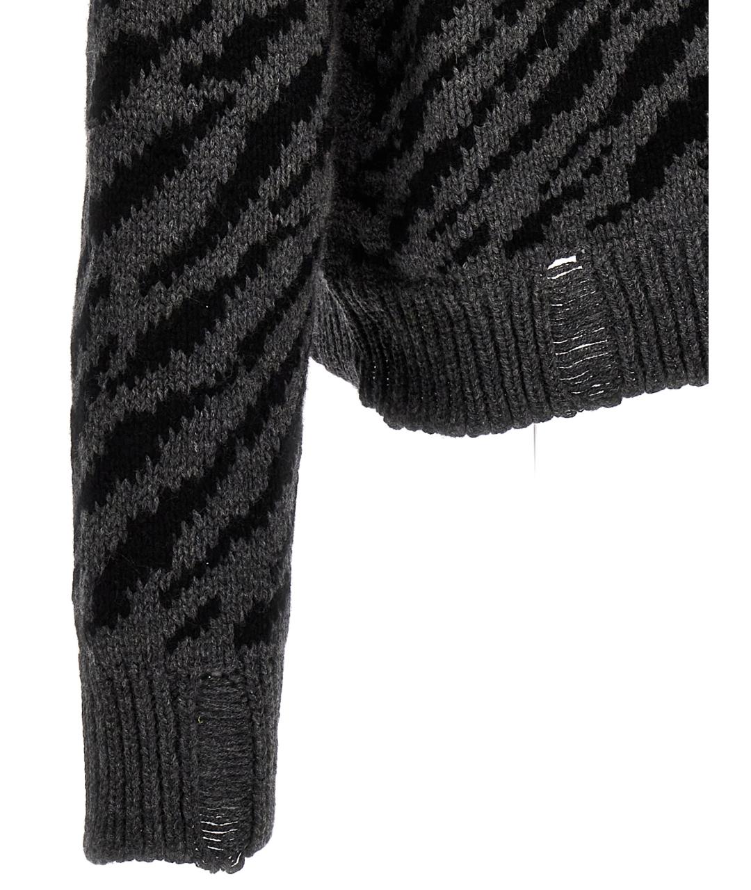 RHUDE Антрацитовый шерстяной джемпер / свитер, фото 4