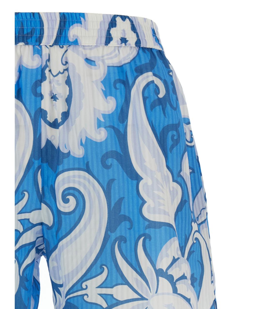 ETRO Голубые хлопковые шорты, фото 3