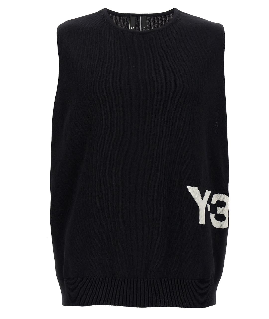 Y-3 Белая хлопковая жилетка, фото 1