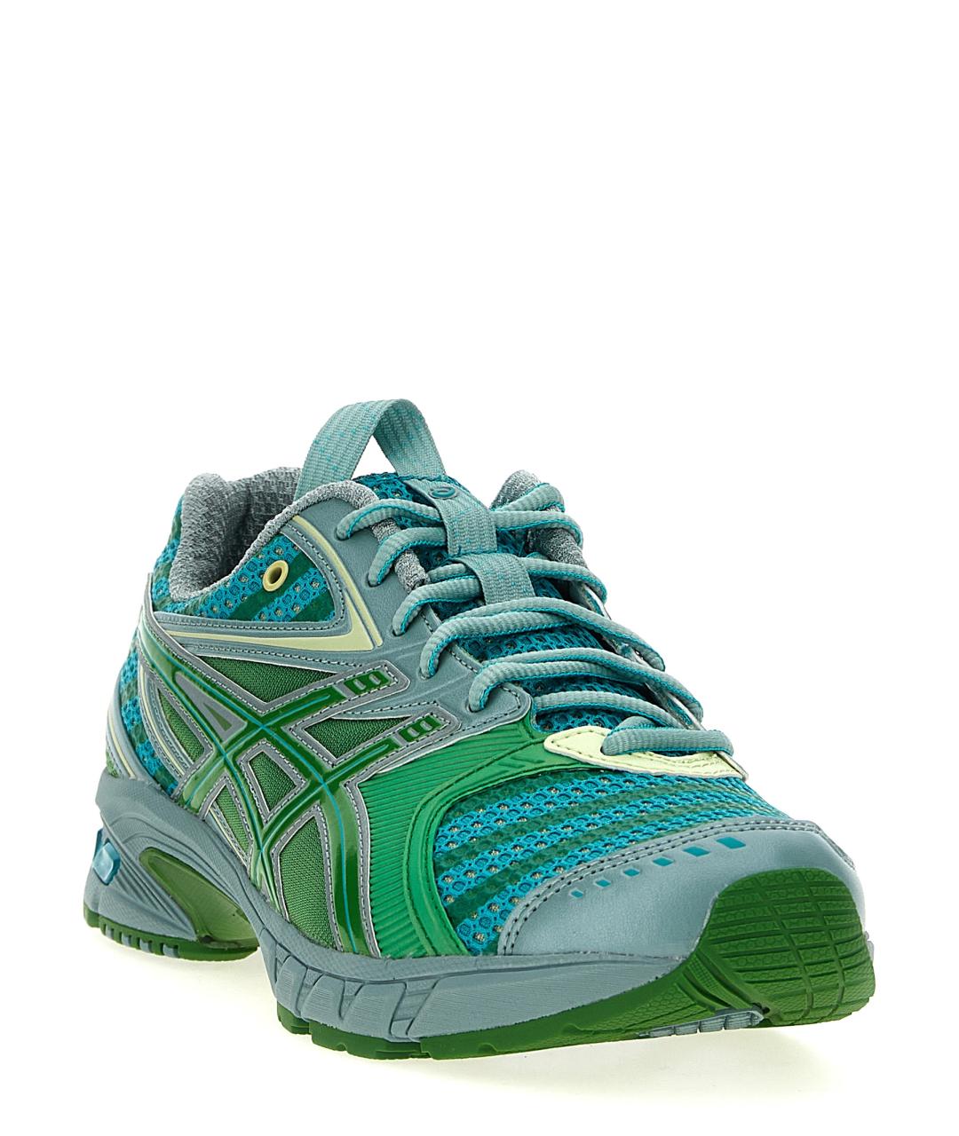 ASICS Зеленые синтетические низкие кроссовки / кеды, фото 2