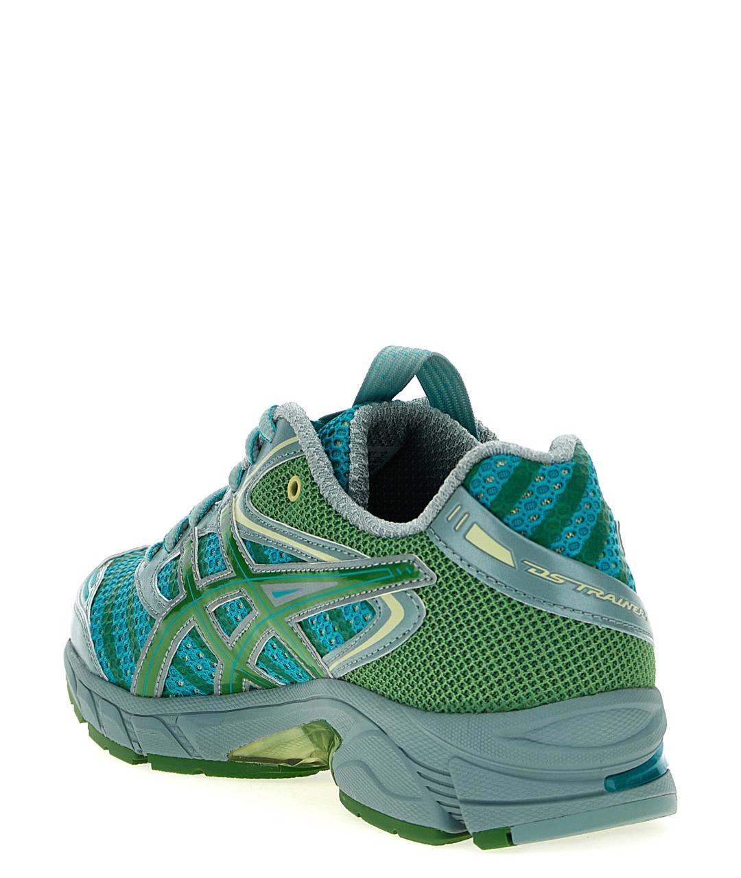 ASICS Зеленые синтетические низкие кроссовки / кеды, фото 3