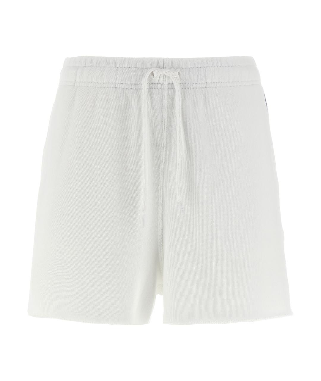 POLO RALPH LAUREN Белые хлопковые шорты, фото 1