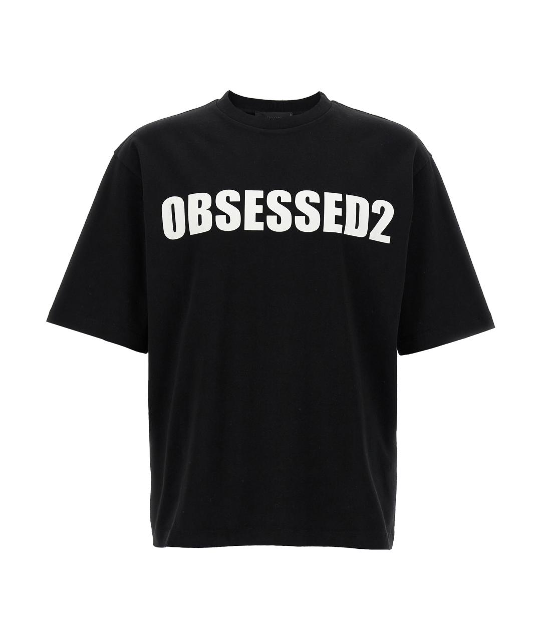 DSQUARED2 Черная хлопковая футболка, фото 1