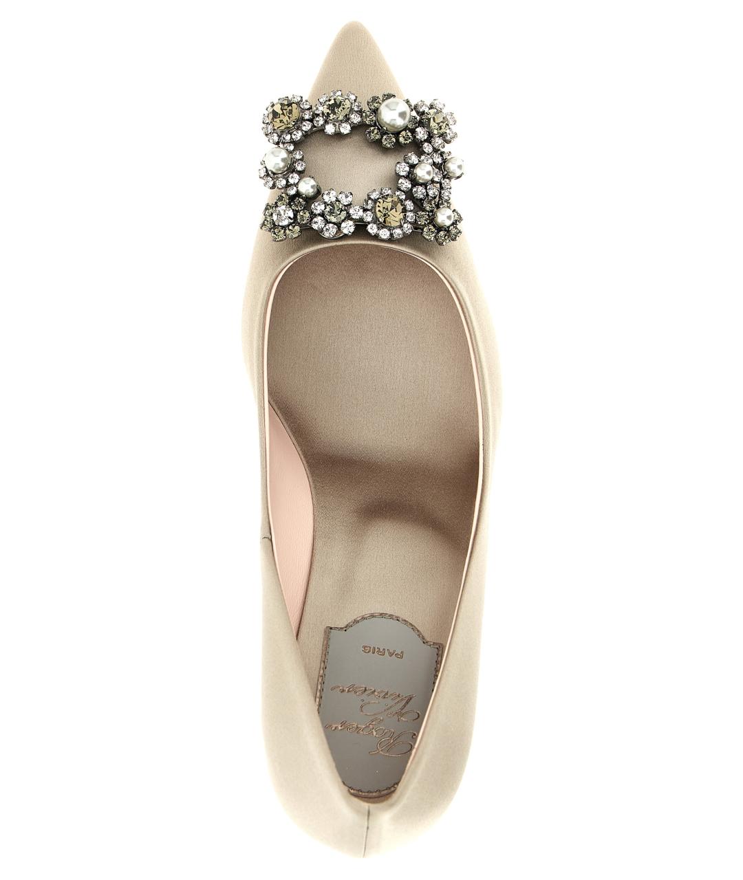 ROGER VIVIER Мульти текстильные туфли, фото 4