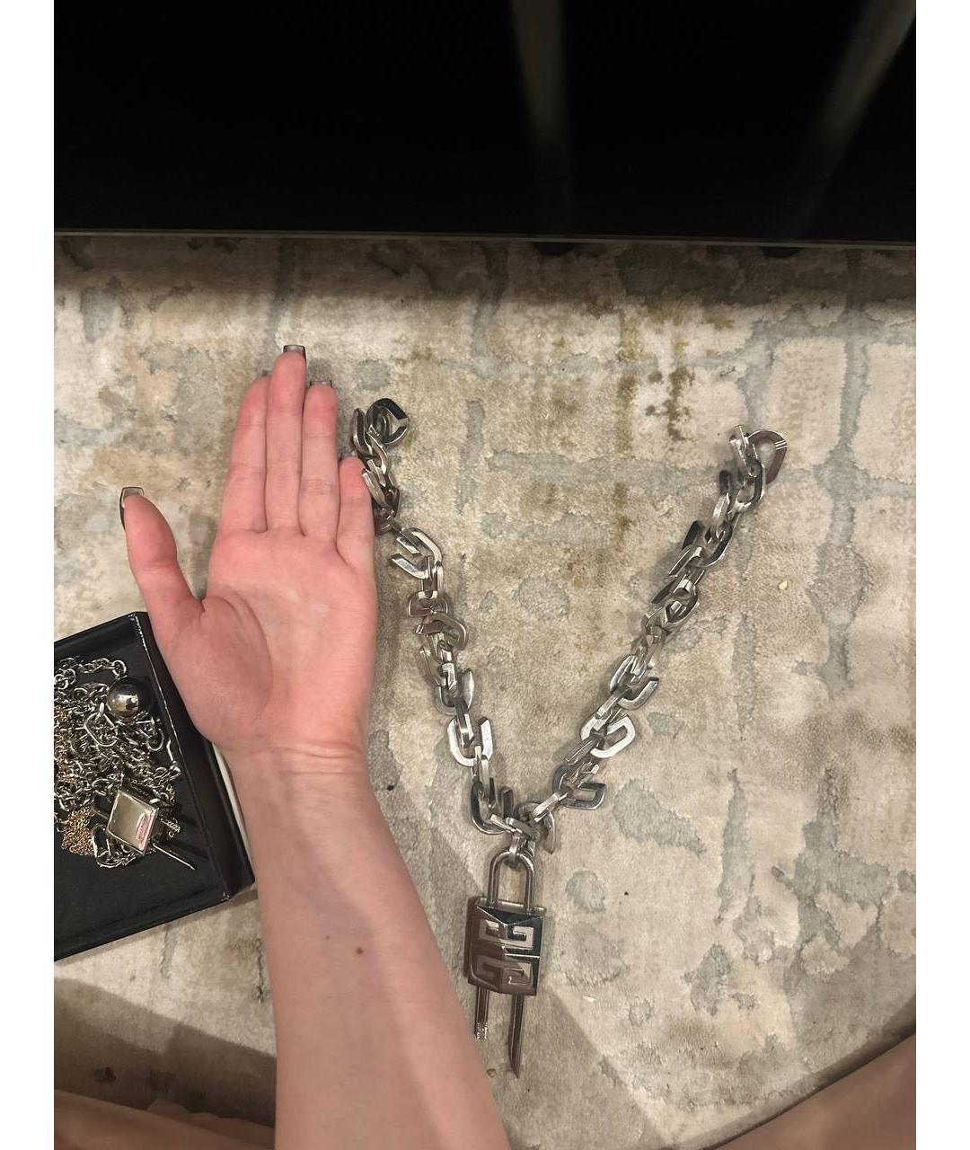 GIVENCHY Серебряная металлическая цепочка/подвеска, фото 2