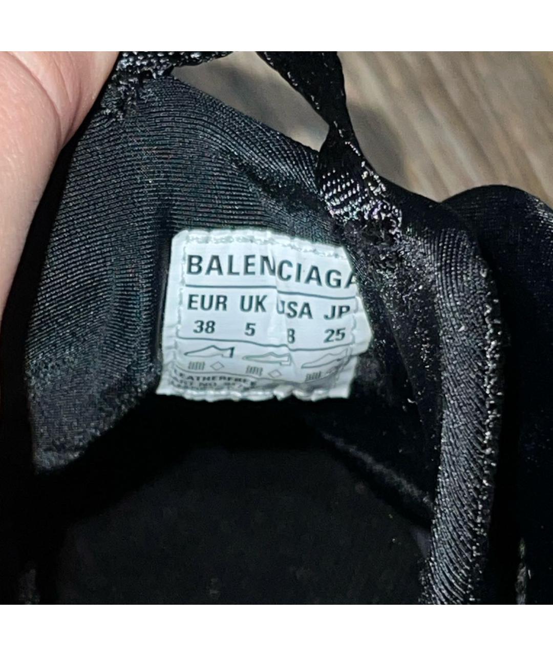 BALENCIAGA Черные кроссовки, фото 5