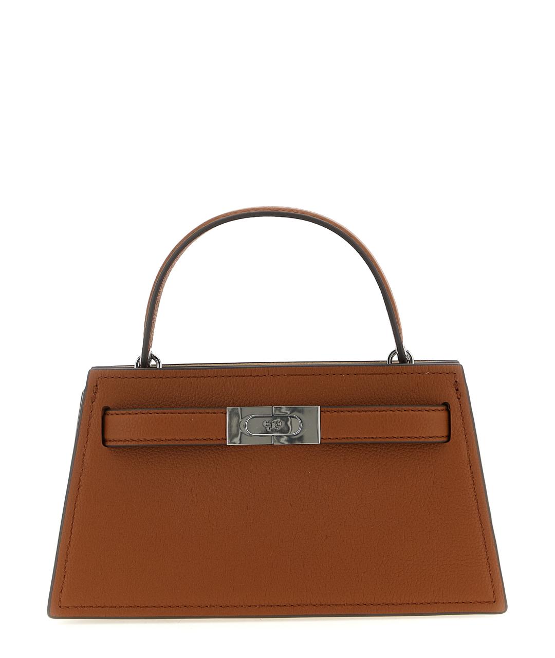 TORY BURCH Коричневая кожаная сумка тоут, фото 1