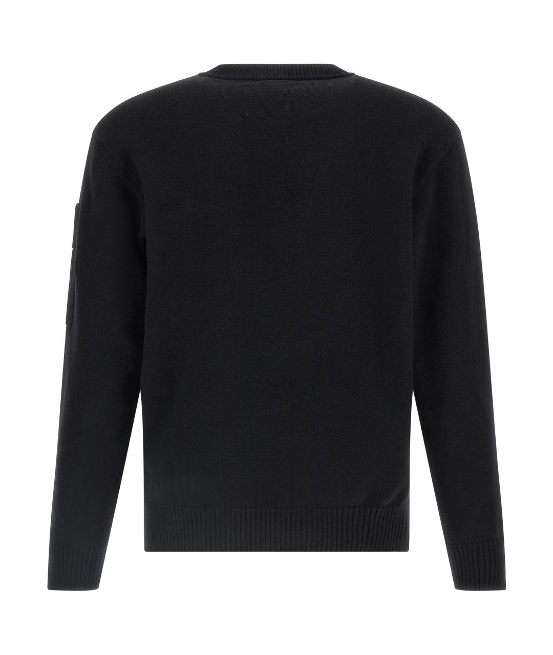 CP COMPANY Черный шерстяной джемпер / свитер, фото 2