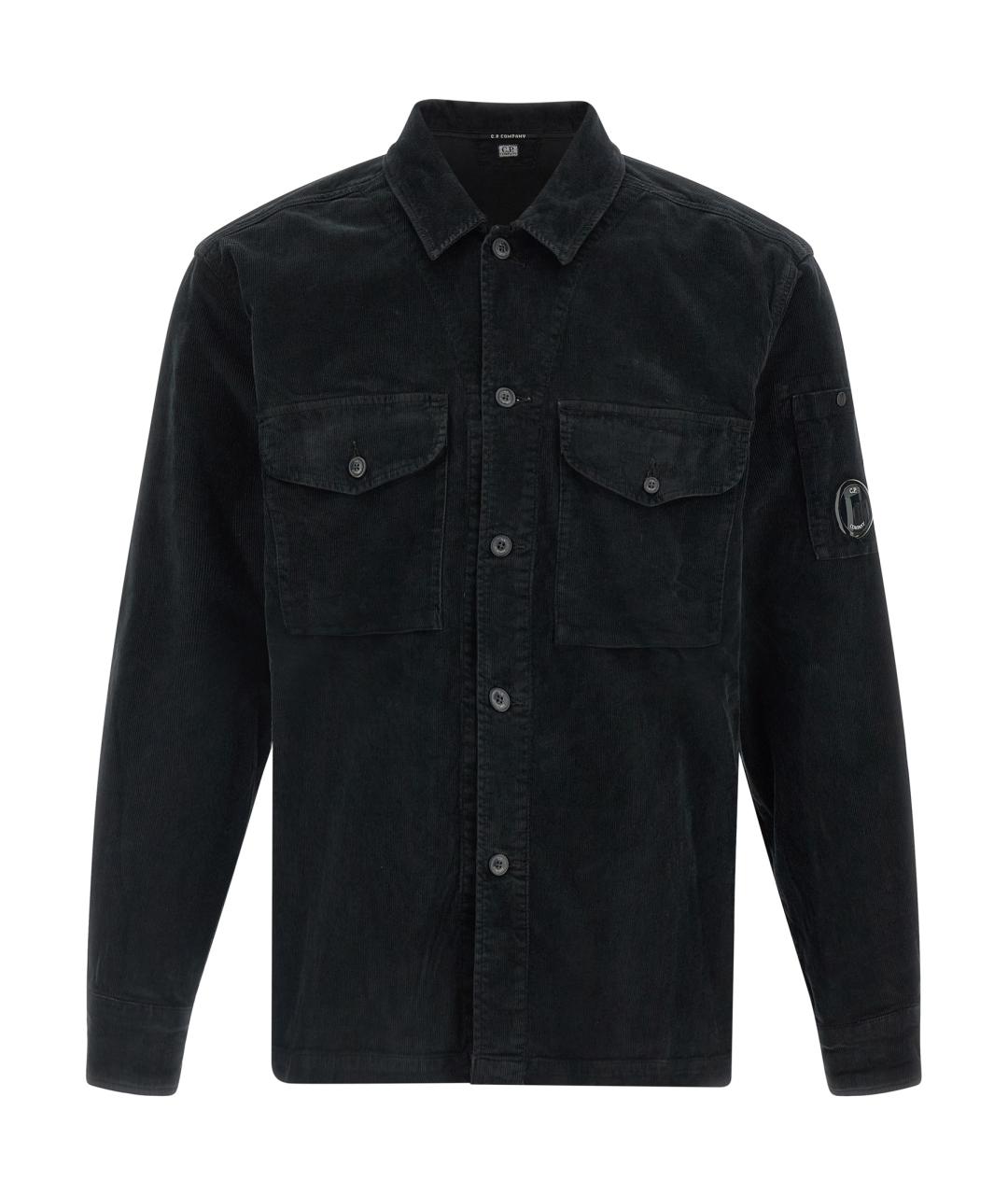 CP COMPANY Черная хлопковая кэжуал рубашка, фото 1