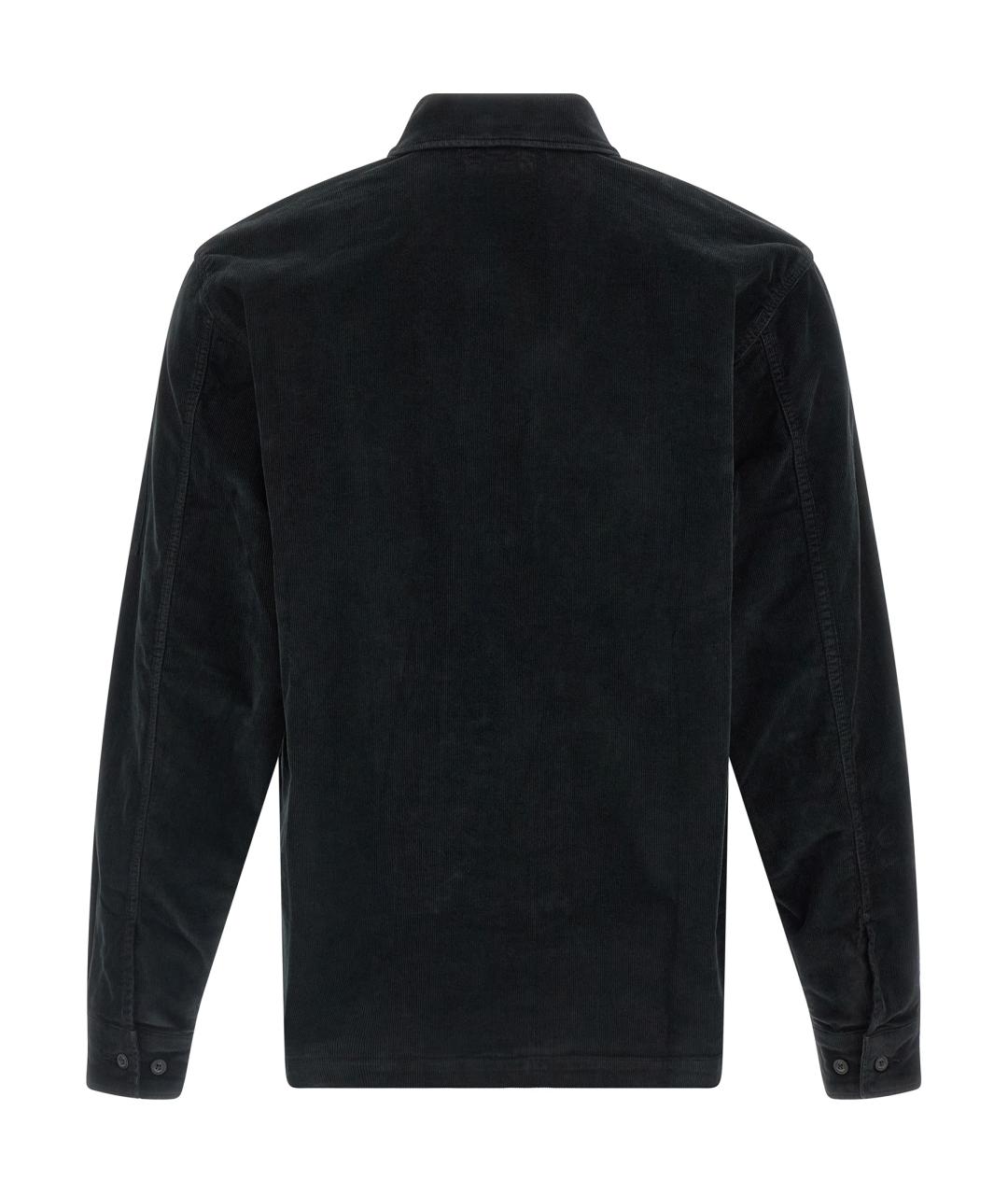 CP COMPANY Черная хлопковая кэжуал рубашка, фото 2